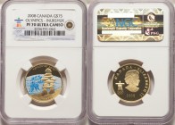 Elizabeth II gold Proof 75 Dollars 2008 PR70 Ultra Cameo NGC, Royal Canadian mint, KM820. Mintage: 4,907. Issued for the 2010 Vancouver winter Olympic...