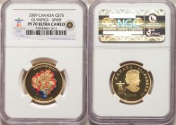 Elizabeth II gold Proof 75 Dollars 2009 PR70 Ultra Cameo NGC, Royal Canadian mint, KM909. Mintage: 4,479. Issued for the 2010 Vancouver Winter Olympic...