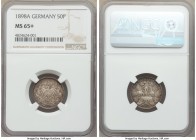 Wilhelm II 50 Pfennig 1898-A MS65+ NGC, KM15.

HID09801242017