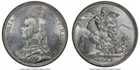Victoria Crown 1891 MS61 PCGS, KM765, S-3921, ESC-2591.

HID09801242017