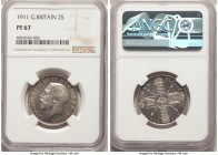 George V Proof Florin 1911 PR67 NGC, KM817. Highly reflective fields and nearly flawless strike.

HID09801242017