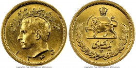 Muhammad Reza Pahlavi gold Pahlavi SH 1345 (1966) MS64 NGC, KM1162. AGW 0.2354 oz.

HID09801242017