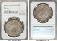 Republic 8 Reales 1844 Zs-OM MS63 NGC, Zacatecas mint, KM377.13, DP-Zs24.

HID09801242017
