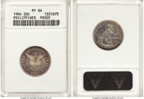 USA Administration 3-Piece Lot of Certified Proof 20 Centavos 1904 ANACS, 1) 20 Centavos - PR64 2) 20 Centavos - PR63 3) 20 Centavos - PR61 KM166. Sol...