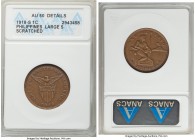 USA Administration 3-Piece Lot of Certified Assorted Centavos ANACS, 1) "Large S" Centavo 1918-S - AU50 Details (Scratched), San Francisco mint, KM163...