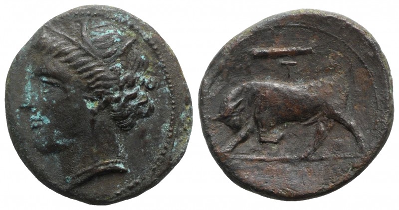 Sicily, Syracuse. Hieron II (275-215 BC). Æ (21mm, 4.92g, 11h), c. 275-269 BC. W...