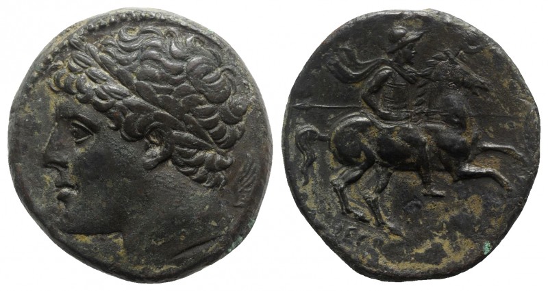 Sicily, Syracuse. Hieron II (275-215 BC). Æ (27mm, 17.66g, 12h), c. 240-215 BC. ...