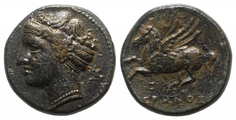 Sicily, Syracuse. Hieron II (275-215 BC). Æ (14mm, 3.33g, 3h), c. 269-240 BC. Fe...