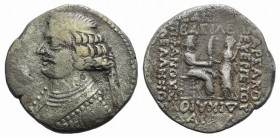 Kings of Parthia, Orodes II (58/7-38 BC). AR Tetradrachm (30mm, 14.41g, 12h). Seleukeia on the Tigris, May 57-38 BC. Diademed and draped bust l. R/ Or...