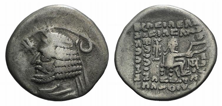 Kings of Parthia, Orodes II (58/7-38 BC). AR Drachm (21mm, 3.80g, 12h). Mithrada...