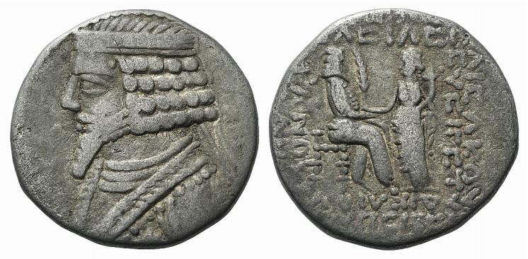 Kings of Parthia, Phraates IV (c. 38/7-2 BC). BI Tetradrachm (27mm, 13.17g, 12h)...