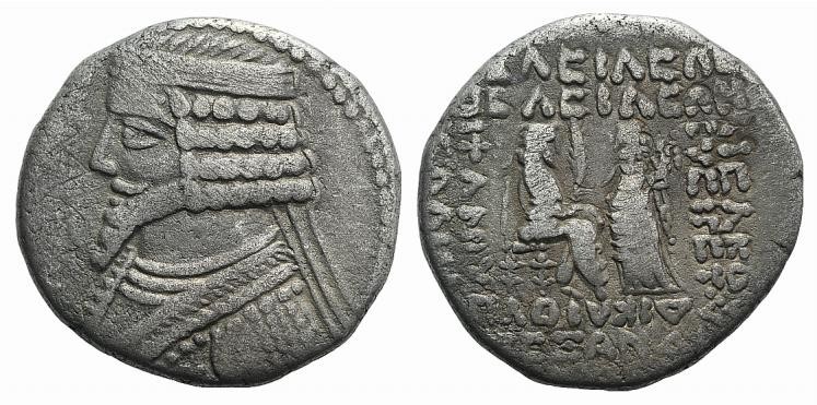 Kings of Parthia, Phraates IV (c. 38/7-2 BC). BI Tetradrachm (28mm, 14.17g, 1h)....