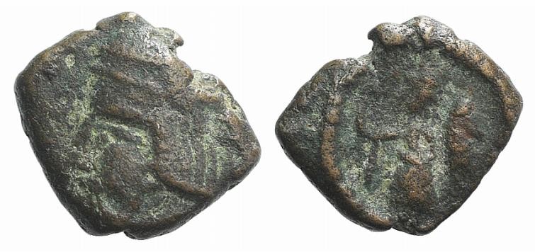Kings of Parthia, Pakoros I (c. AD 78-120). Æ Chalkous (10mm, 1.11g, 12h). Uncer...