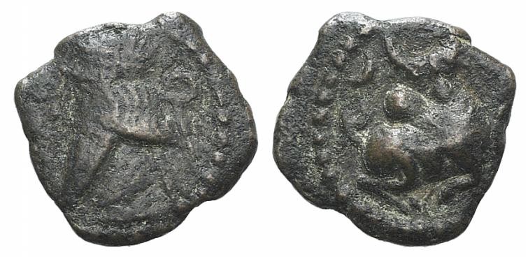 Kings of Parthia, Pakoros I (c. AD 78-120). Æ Chalkous (10mm, 0.84g, 12h). Ekbat...