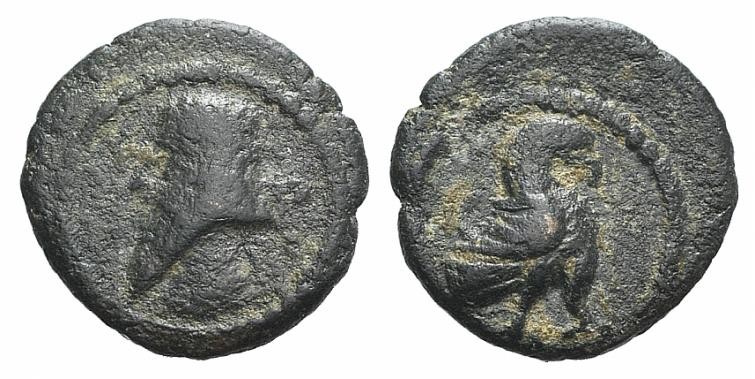 Kings of Parthia, Pakoros I (c. AD 78-120). Æ Chalkous (12mm, 1.20g, 12h). Ekbat...