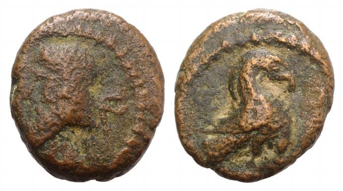 Kings of Parthia, Pakoros I (c. AD 78-120). Æ Chalkous (10mm, 1.12g, 11h). Ekbat...