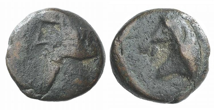 Kings of Parthia, Pakoros I (c. AD 78-120). Æ Chalkous (10mm, 1.30g, 11h). Ekbat...
