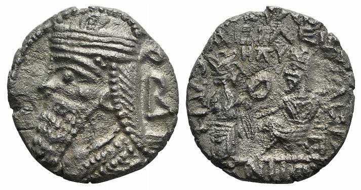Kings of Parthia, Vologases IV (AD 147-191). BI Tetradrachm (26mm, 11.34g, 12h)....