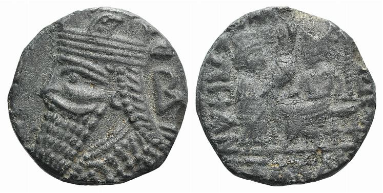 Kings of Parthia, Vologases IV (AD 147-191). BI Tetradrachm (25mm, 11.17g, 12h)....