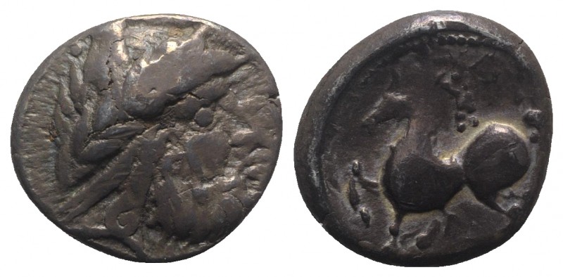 Celtic, Eastern Europe, 2nd century BC. AR Tetradrachm (22mm, 9.86g, 1h). Imitat...