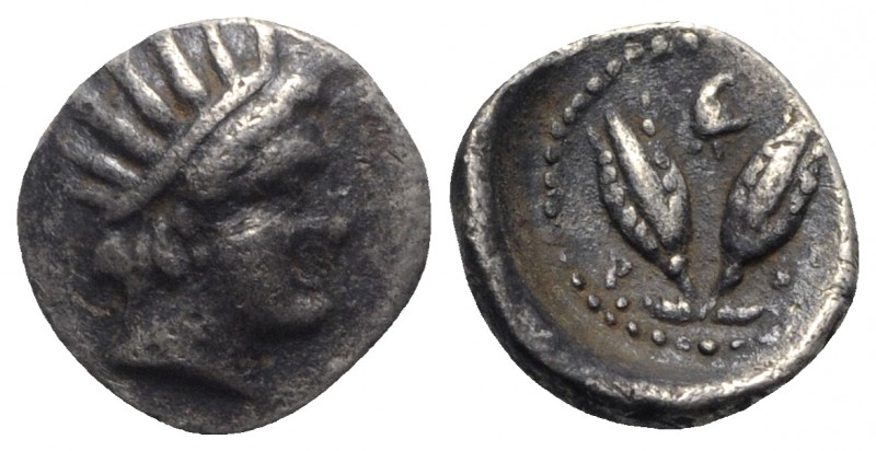 Islands of Caria, Rhodos. Rhodes, c. 275-250 BC. AR Diobol (9mm, 0.96g, 6h). Rad...