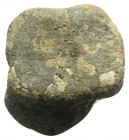 Anonymous, 8th-3rd centuries BC. Æ Aes Rude (29mm, 30.44g). Irregular cast lump. ICC 1. Green patina