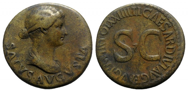 Julia Augusta (Livia, Augusta, AD 14-29). Æ Dupondius (28mm, 14.68g, 12h). Rome,...