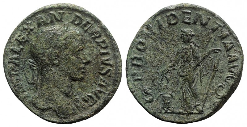 Severus Alexander (222-235). Æ Sestertius (30mm, 17.87g, 12h). Rome, AD 231. Lau...