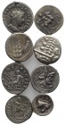Lot of 8 Fake AR coins, including Celtic, Greek and Roman, replicas for study. Lot sold as is, no return
