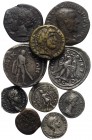 Lot of 10 Fake AR and Æ coins, including Greek and Roman, replicas for study. Lot sold as is, no return