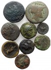 Magna Graecia, lot of 9 Greek Æ coins, to be catalog. Lot sold as is, no return
