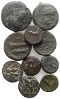 Lot of 10 Greek Æ coins, including Magna Graecia, Sicily and Asia Minor, to be catalog. Lot sold as is, no return