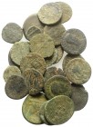 Lot of 25 Roman Republican and Late Roman Imperial Æ coins, to be catalog. Lot sold as is, no return