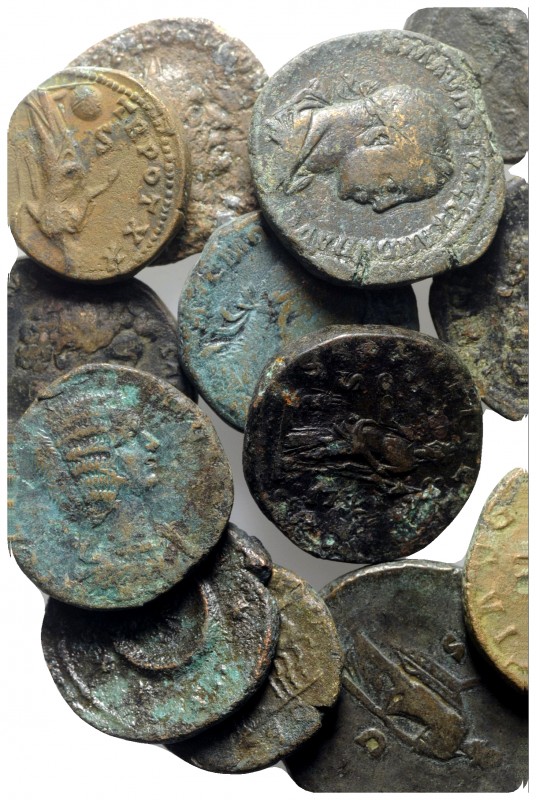 Lot of 20 Roman Imperial Æ Sestertii and Asses/Dupondii, to be catalog. Lot sold...