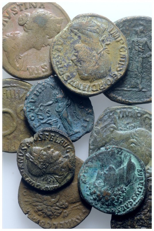 Lot of 20 Roman Imperial Æ Sestertii and Asses/Dupondii, to be catalog. Lot sold...