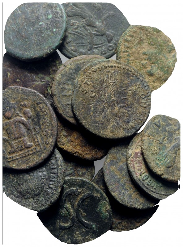 Lot of 15 Roman Imperial Æ coins, including one Islamic bronze, to be catalog. L...