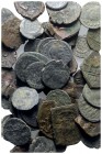 Lot of 110 Late Roman Imperial Æ coins, to be catalog. Lot sold as is, no return