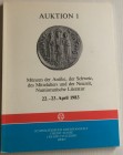 Credit Suisse. Auktion 1. Munzen dea antike, der Schweiz,des Mittelalters und der Neuzeit,Numismatiche literatur. Berne 22-23 April 1983. Brossura edi...