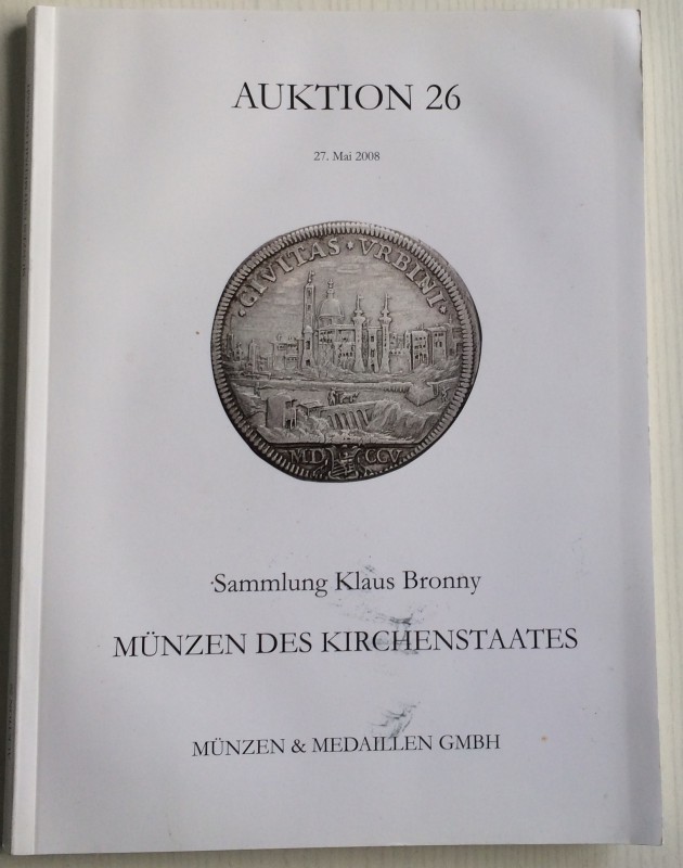 Munzen & Medaillen Auktion 26 Sammlung Klaus Bronny, Monete Papali e dello (Munz...