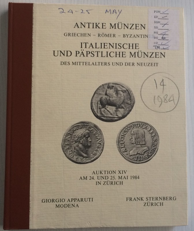 Sternberg F. Apparuti G. Auktion XIV Antike Munzen Griechen, Romer, Byzantiner, ...