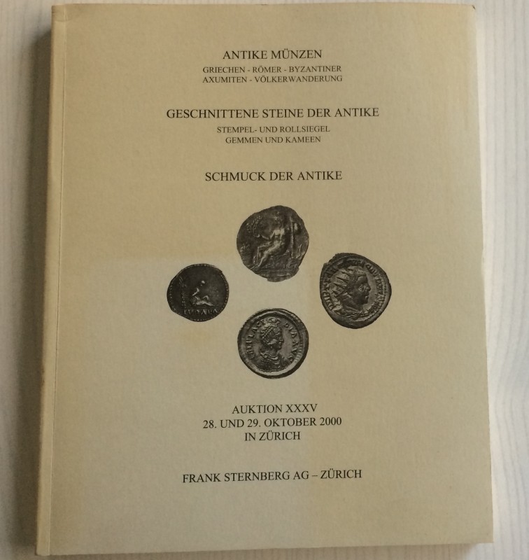 Sternberg F. Auktion XXXV. Antike Munzen Griechen, Romer, Byzantiner, Axumiten, ...