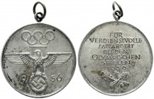 Orden und Ehrenzeichen, Deutschland, Drittes Reich, 1933-1945
Medaille für verdienstvolle Mitarbeit bei den olymp. Spielen 1936. vorzüglich
