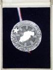 Orden und Ehrenzeichen, Jugoslawien, Tito
Srebnu Spomen Plaketu (Silberne Gedenktafel) 1976, verliehen an Kojdic Ibre Adem für 30 Jahre Mitarbeit in ...