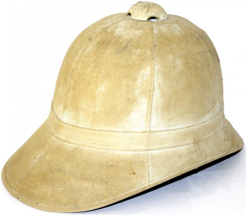 Militaria, Uniformen und Uniformteile
Tropenhelm mit Nackenschirm, Hersteller L...