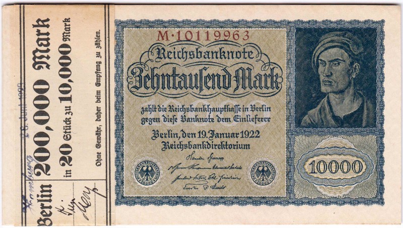Banknoten, Die deutschen Banknoten ab 1871 nach Rosenberg, Deutsches Reich, 1871...