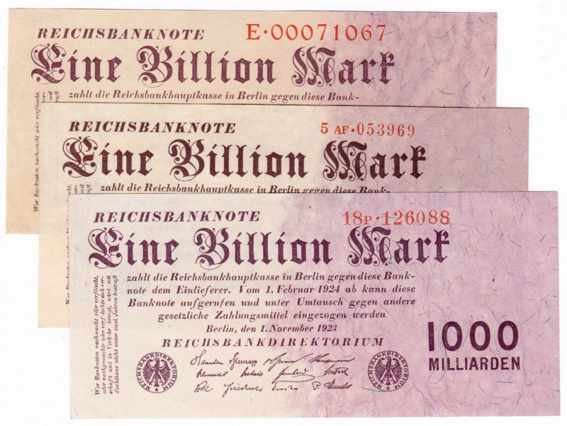 Banknoten, Die deutschen Banknoten ab 1871 nach Rosenberg, Deutsches Reich, 1871...