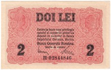 Banknoten, Die deutschen Banknoten ab 1871 nach Rosenberg, Deutsches Reich, 1871-1945, Deutsche Militär- und Besatzungsausgaben 1914-1918
Rumänien: 2...