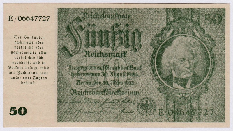 Banknoten, Die deutschen Banknoten ab 1871 nach Rosenberg, Deutsches Reich, 1871...