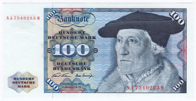 Banknoten, Die deutschen Banknoten ab 1871 nach Rosenberg, Westliche Besatzungsz...