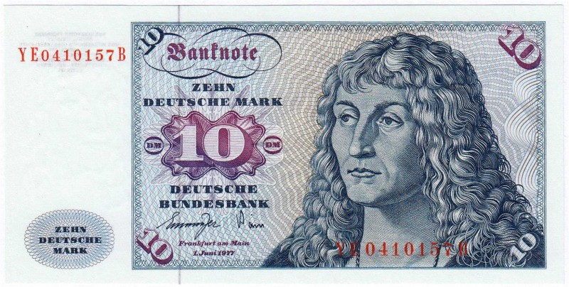 Banknoten, Die deutschen Banknoten ab 1871 nach Rosenberg, Westliche Besatzungsz...